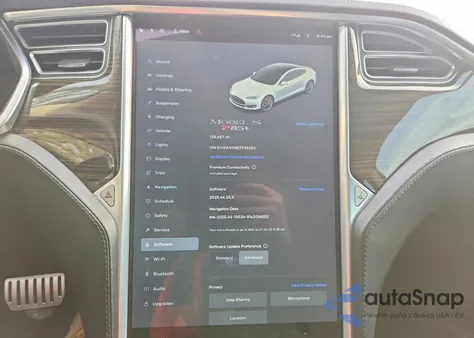2014 Tesla Model S из США, поврежденный, VIN 5YJSA1H19EFP38283